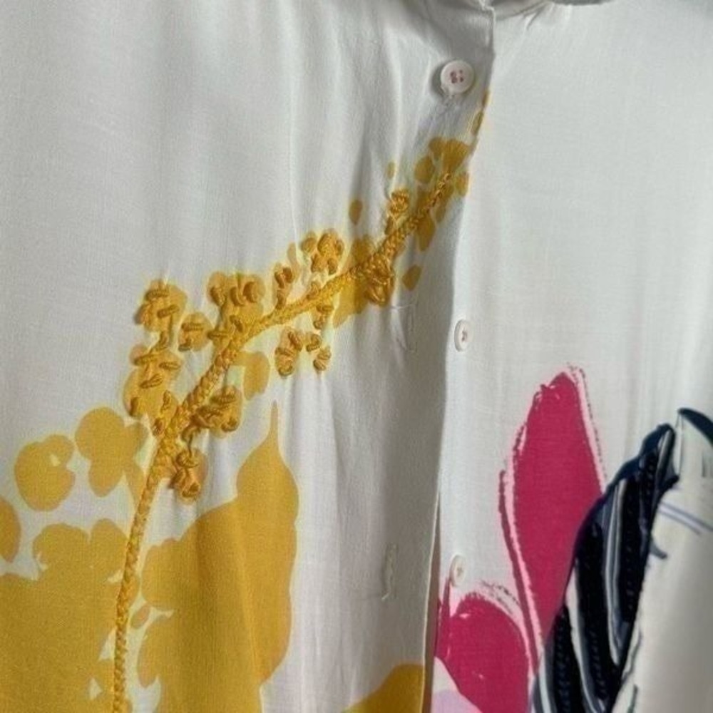 Maaji Mangrove Big Kell Long Shirt Boyfriend Shirt size Large - Picture 6 of 9